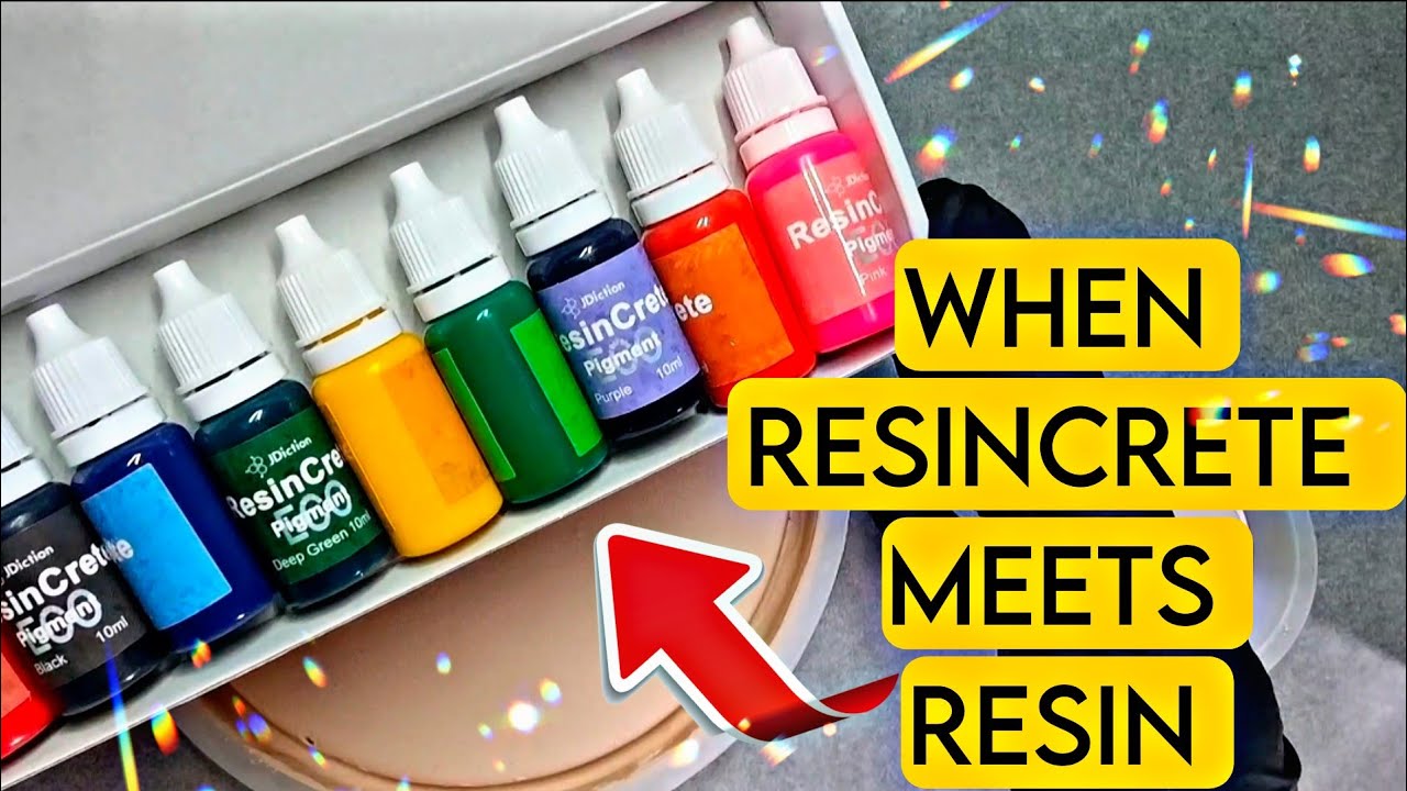 YouTube post by @teaandart for Craft Resin. Caption reads: TRY This UNIQUE WAY TO Resin | RESULTS Are....