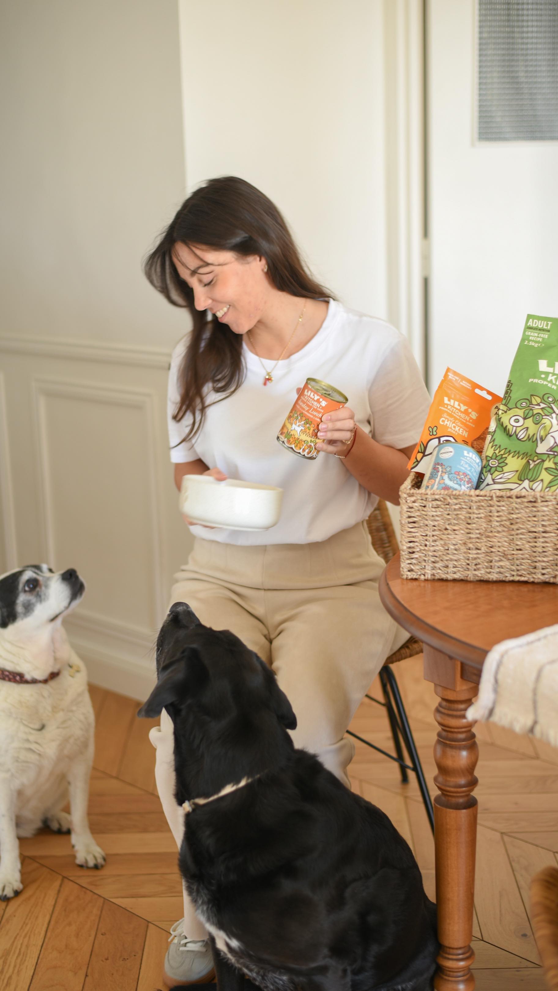 Instagram post by @isulena_ for Lily’s Kitchen. Caption reads: 🐾🦴🐶
La marque alimentaire pour chiens et chats....