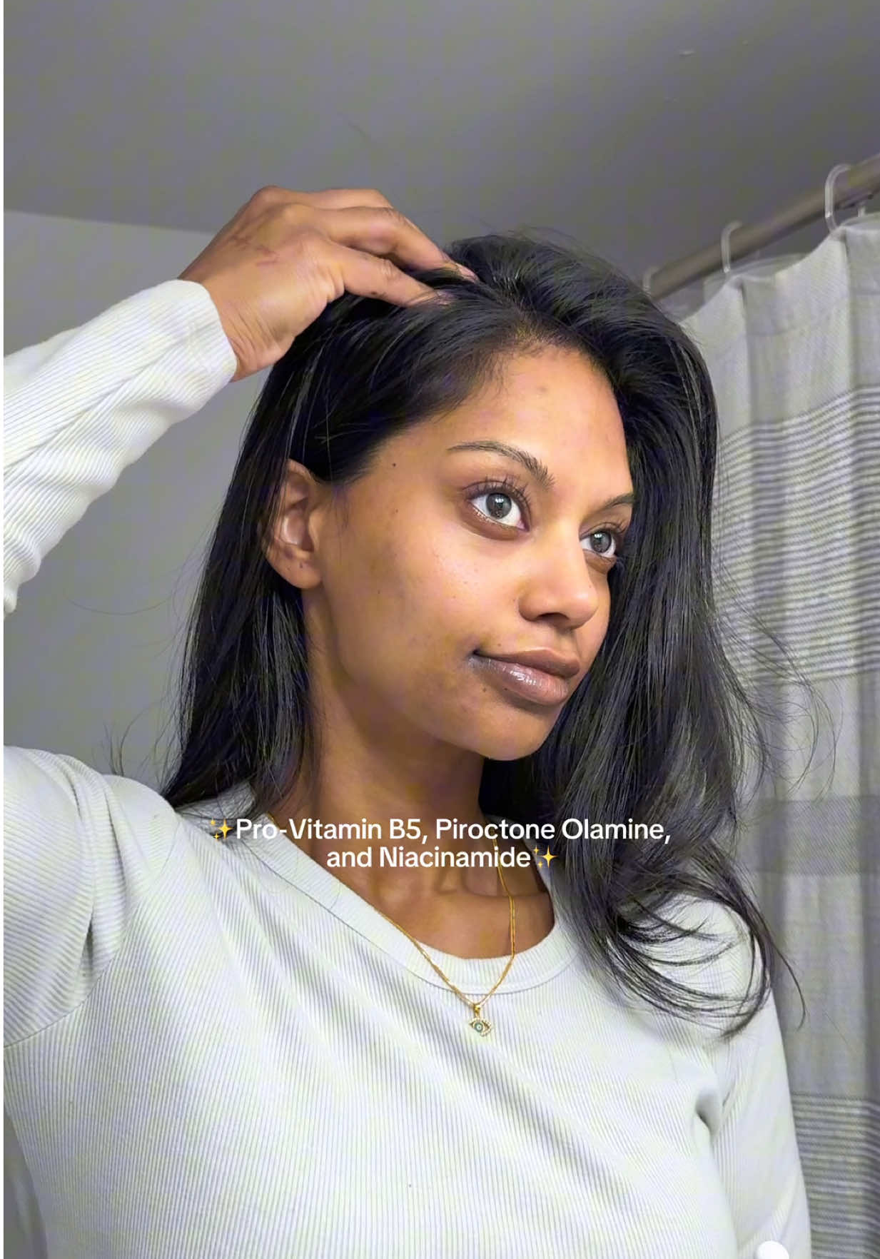 TikTok post by @bryntaponn for Pantene. Caption reads: [...] Trying to keep my strands strong, so I’m....