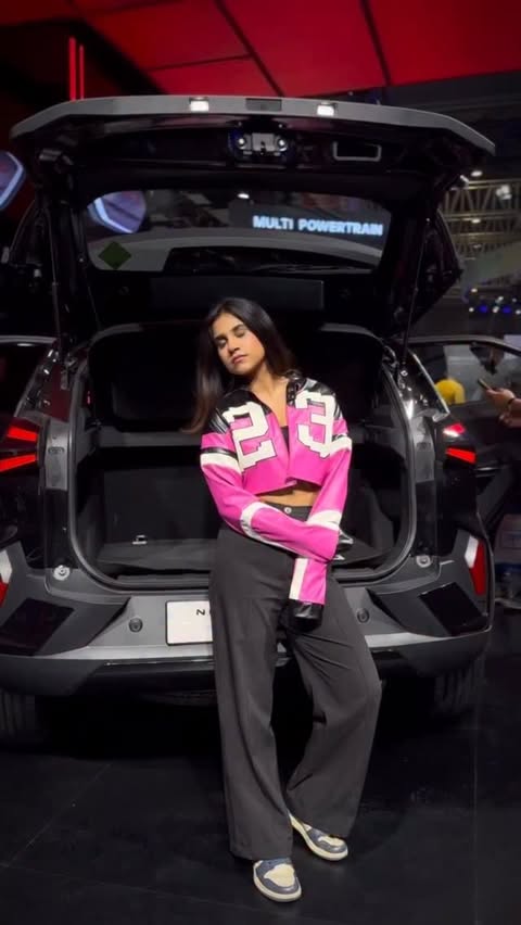 Instagram post by @mehakhasijaa for Tata Motors. Caption reads: an old edit for @tatamotorscars 🤍.