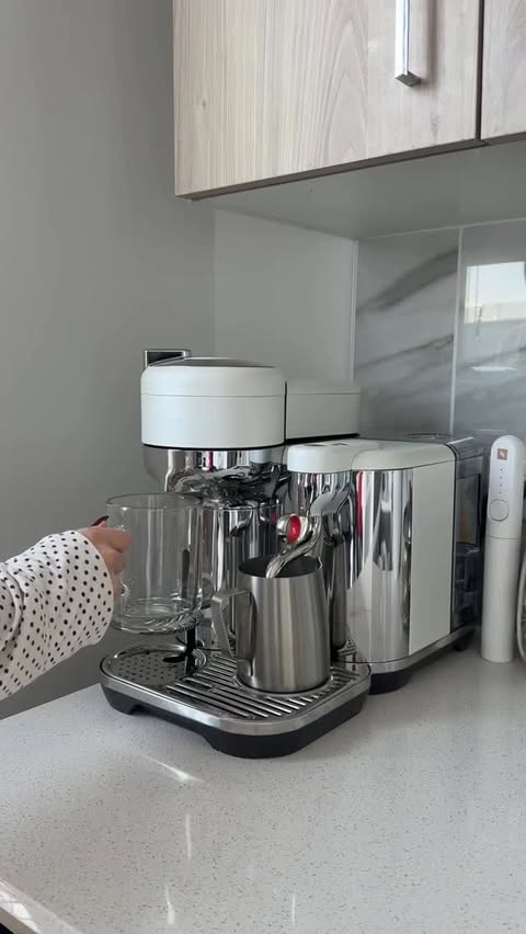 Instagram post by @connerbabcock for Nespresso. Caption reads: [...] taking into the new year is my @nespressousa....