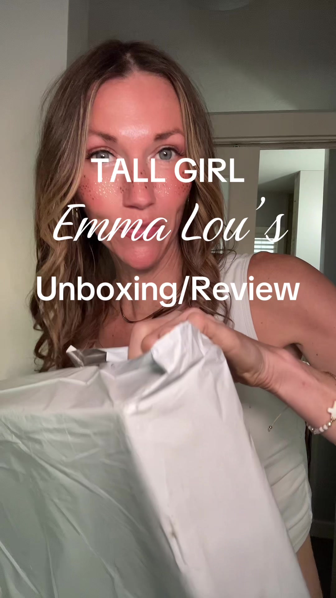 TikTok post by @cherisa.bell for Emma Lous Boutique. Caption reads: [...] And makes jeans that work! @Emma Lous....