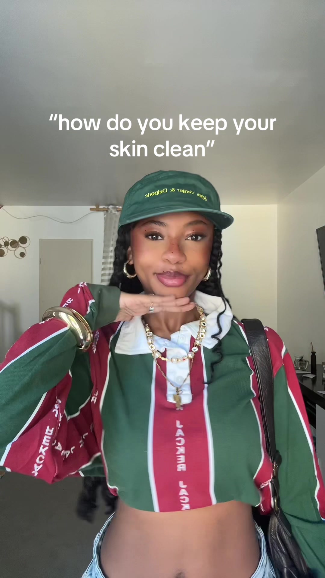 TikTok post by @daswazz for DECIEM. Caption reads: This @The Ordinary @DECIEM Baddie 💋 protected and....