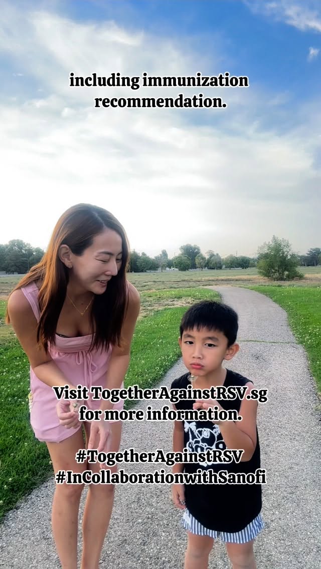 Instagram post by @janicefion for Sanofi. Caption reads: [...] #TogetherAgainstRSV....