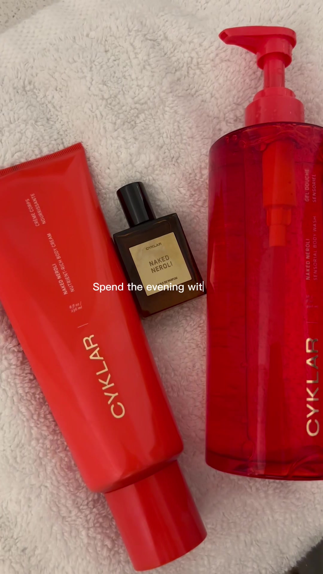 TikTok post by @camilleee444 for CYKLAR. Caption reads: Spend the evening with me ft. @CYKLAR 💕❤️ #CapCut....