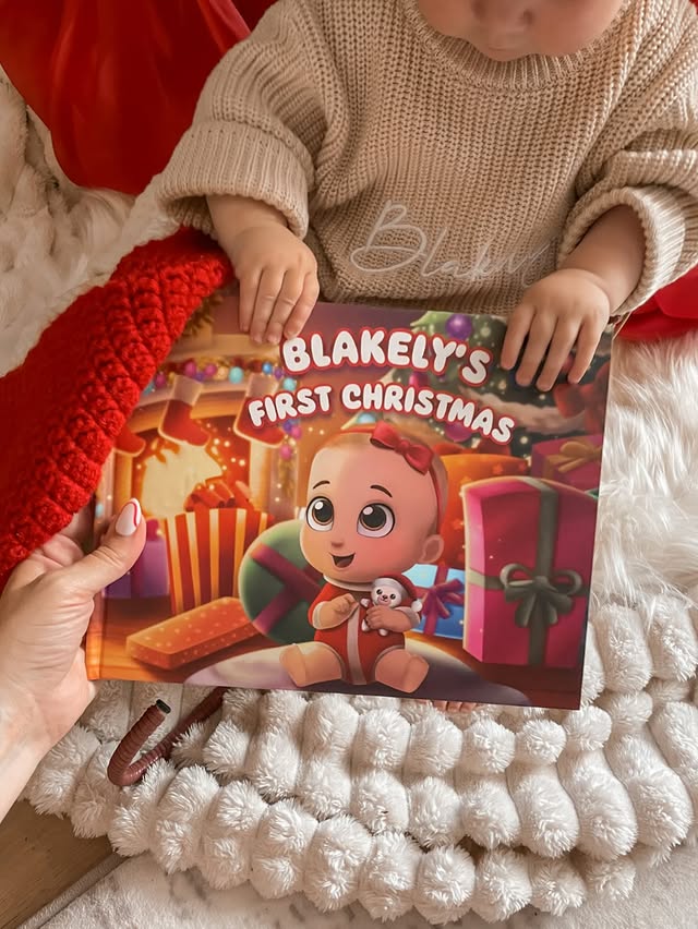 Instagram post by @emz23c for StoryBug. Caption reads: [...] first Christmas made special with....