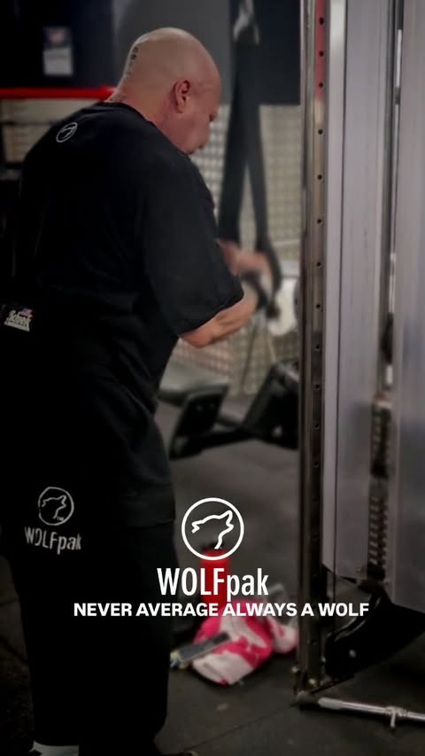 Instagram post by @generationworld.g for WOLFpak. Caption reads: NEVER AVERAGE ALWAYS A WOLF @wolfpak.official Call....