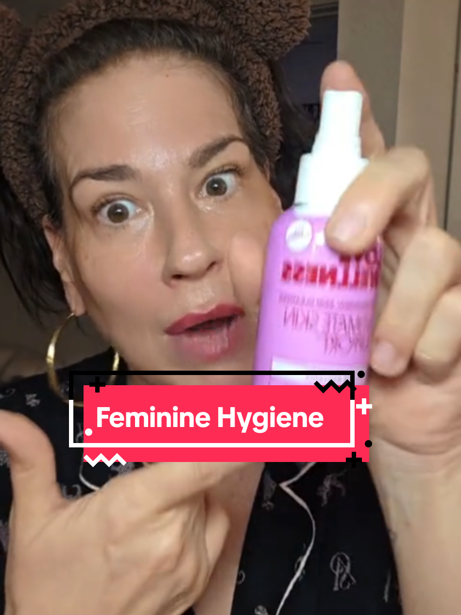 TikTok post by @keeping_up_with_chrissy for Love Wellness. Caption reads: Don't lie girls #lovewellness #femininehygiene....