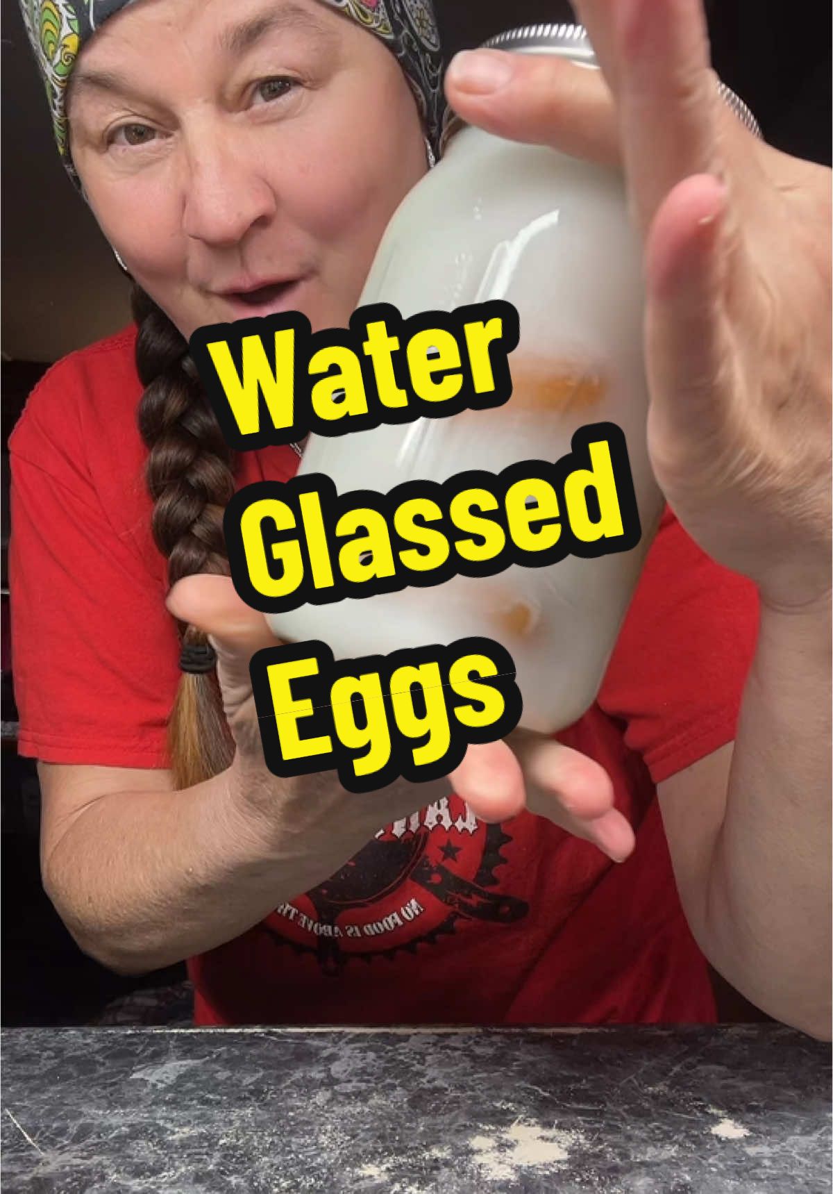 TikTok post by @themole2005_official for BougeRV. Caption reads: #sealer #waterglass #eggs #kitchengadgets #sale....