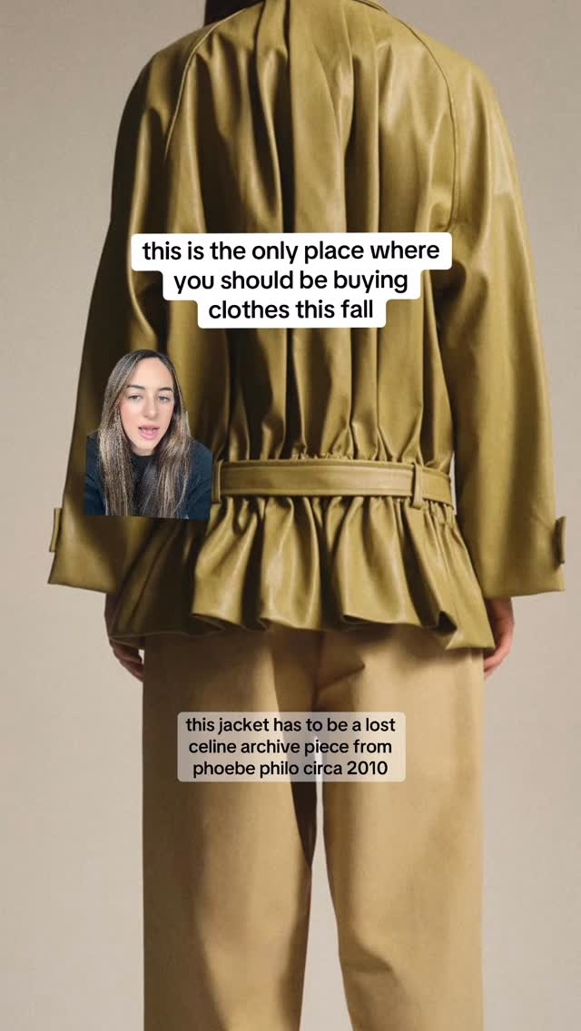 Instagram post by @blakeevinn for Source Unknown. Caption reads: this fall collection is insane…. comment ‘FALL....