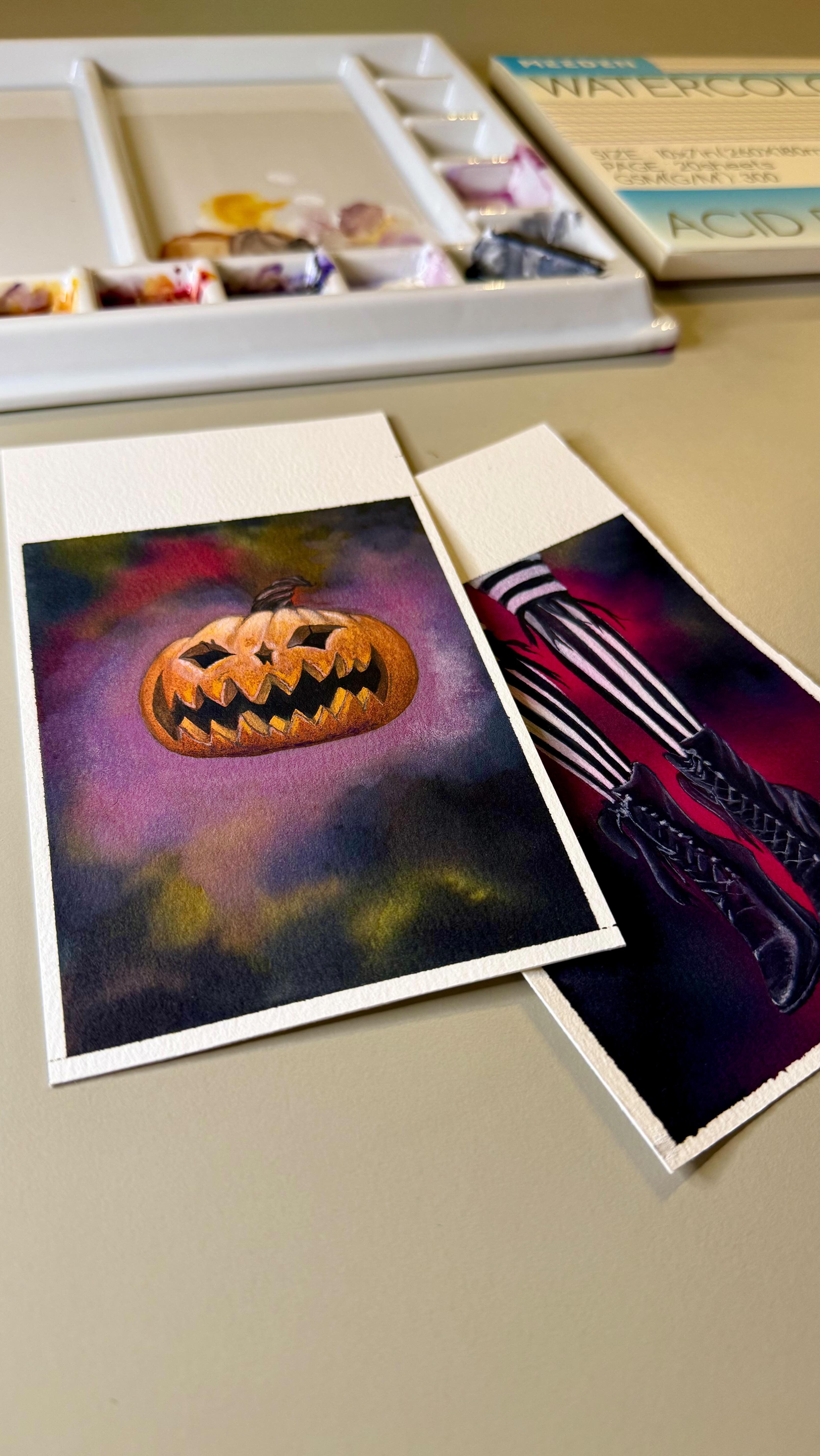 Instagram post by @lenakollar for MEEDEN ART. Caption reads: It looks like this paper can handle....