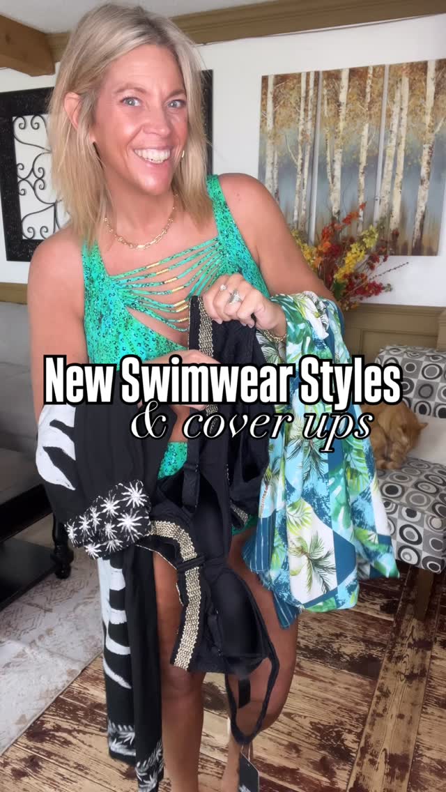 Instagram post by @nicoles_outfit_inspirations for Ulla Popken. Caption reads: [...] 35% on all of these swimwear styles....