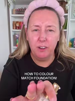 TikTok post by @alisongaymakeup for Meroda Cosmetics. Caption reads: [...] wasting money on the wrong shade! @Meroda....