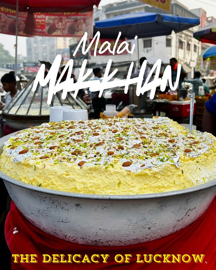 Instagram post by @lucknowi.safarkhana for UNESCO. Caption reads: As Lucknow becomes @unesco Creative City of....