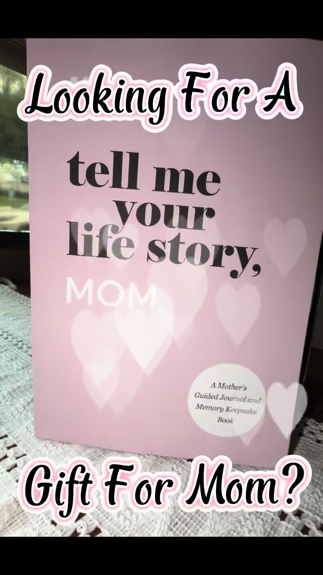 TikTok post by @reallifewithjewels for Questions About Me. Caption reads: [...] this must-have gift today from @Questions....