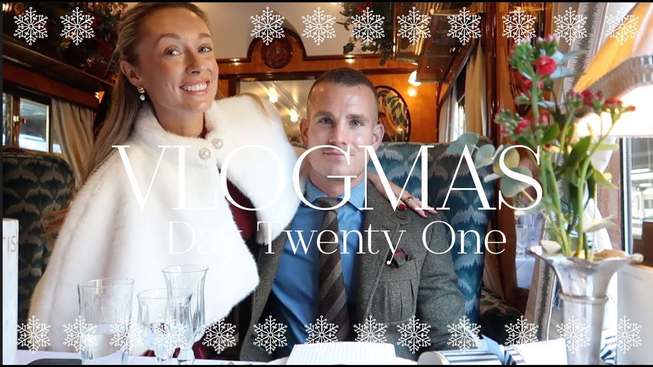YouTube post by @JosieIrons for Klarna. Caption reads: A Magical Festive Journey aboard The Belmond....