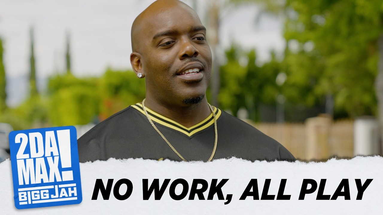 YouTube post by @biggjah for Sphinx LLC. Caption reads: "NO WORK, ALL PLAY" | BIGG JAH.