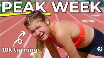 YouTube post by @allie_ostrander for Oiselle. Caption reads: Peak Week Training for the US Championships | Full....