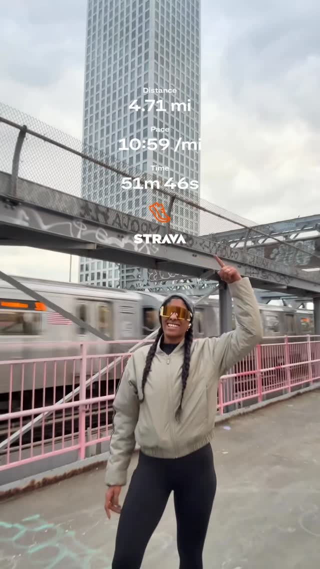 Instagram post by @chief_preeth for Strava. Caption reads: Subway is a paid actor 🫡 @strava #preethisdiary....