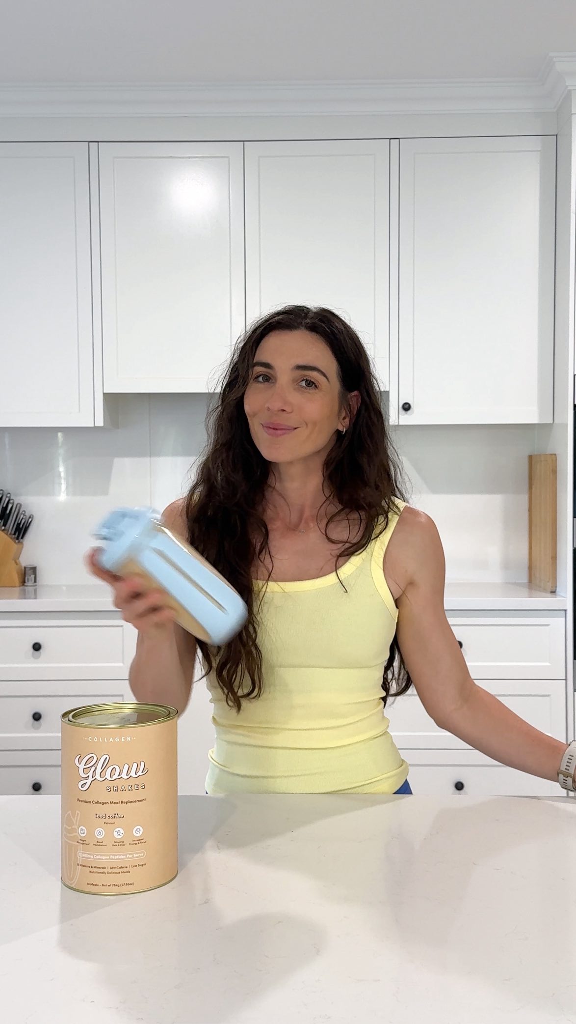 Instagram post by @bianca.coghlan for The Collagen. Caption reads: Half-Mara training is ramping up and this girl....