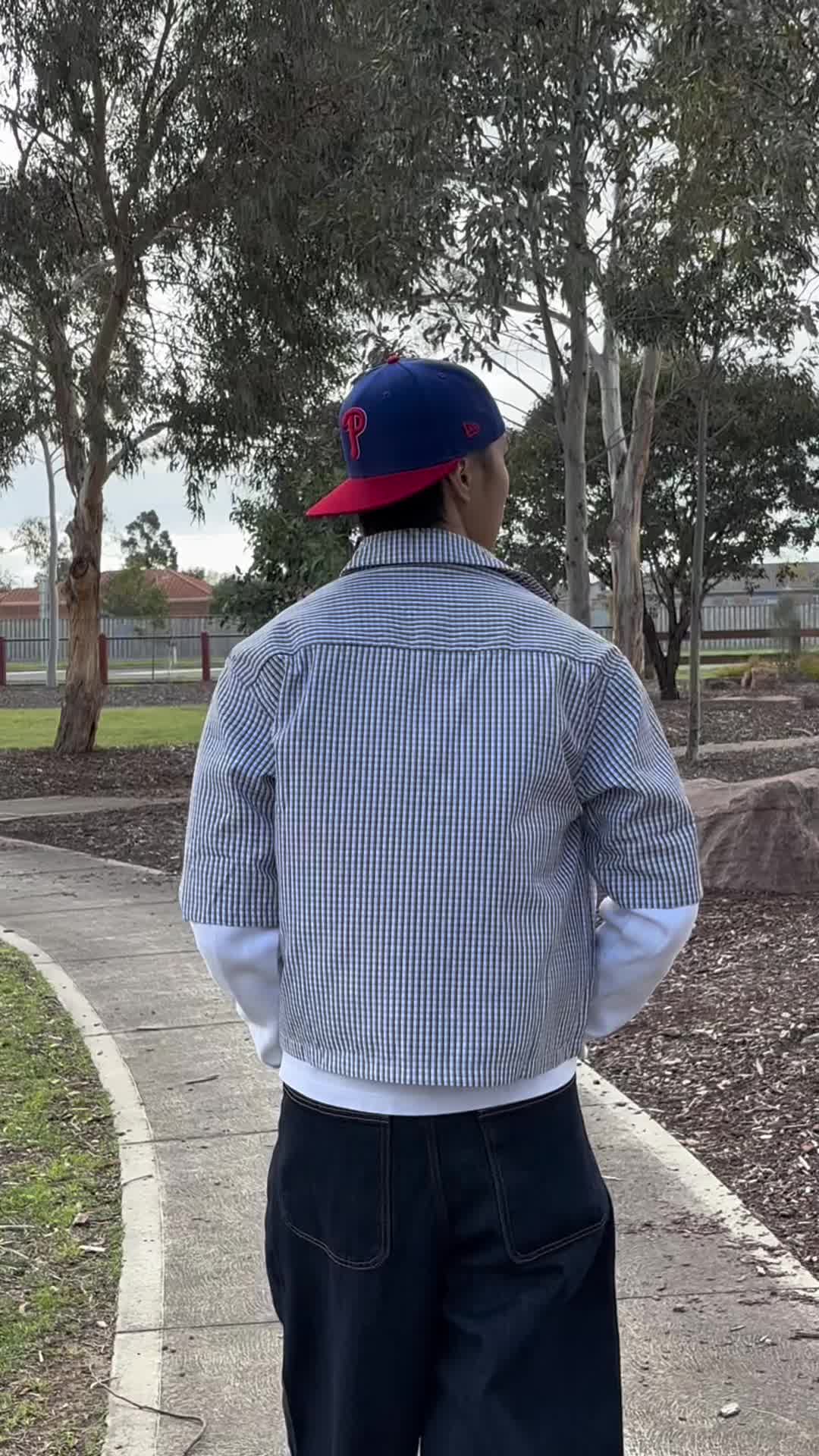 TikTok post by @jt.wijaya for mnml. Caption reads: @mnml alyways getting me right #ad #outfitideas....