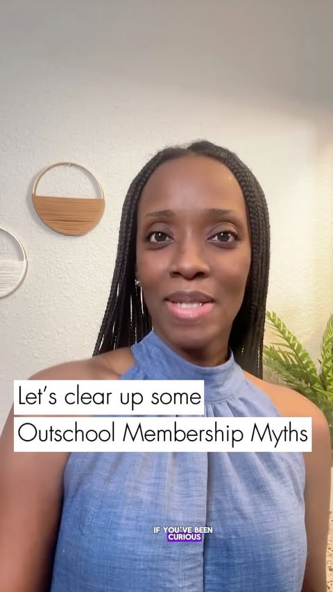 Instagram post by @lele_meerah_ for Outschool. Caption reads: So many parents ask me how @outschool membership....