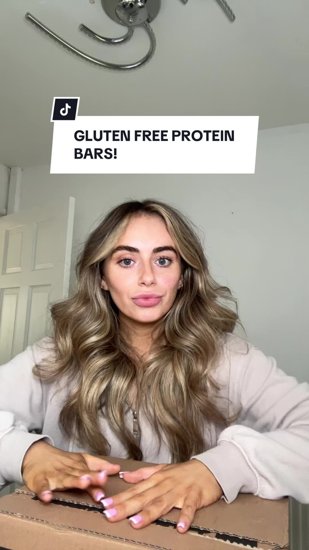 TikTok post by @beaupennyyx for Free Soul. Caption reads: Gluten free protein bars!!🩷 @Free Soul  #freesoul....