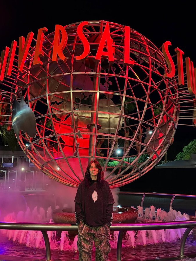 Instagram post by @onlyjayus for Halloween Horror Nights. Caption reads: screamed, laughed, survived. thank you for the....