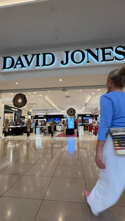 Instagram post by @ashpollard__ for David Jones. Caption reads: Don’t forget those random, ‘shivers I need to give....
