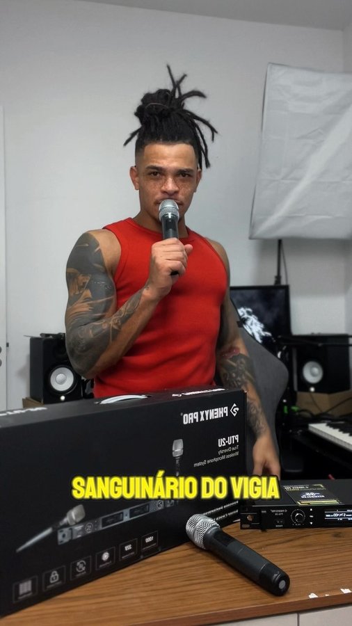 Instagram post by @noiskitabr for Phenyx Pro. Caption reads: MITANDO E TESTANDO O @phenyxpro 😂❤️ #phenyxpro,....