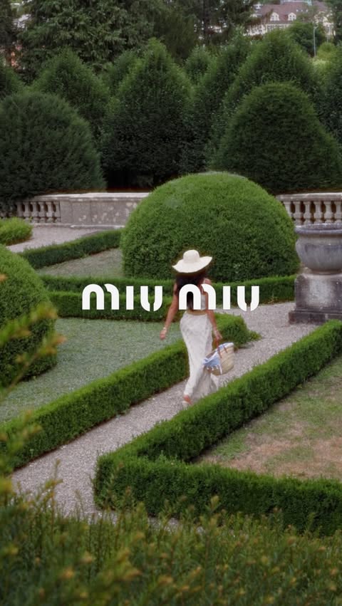 Instagram post by @moarasorio for Miu Miu. Caption reads: The beauty of memories. @miumiu #miumiubeauty....