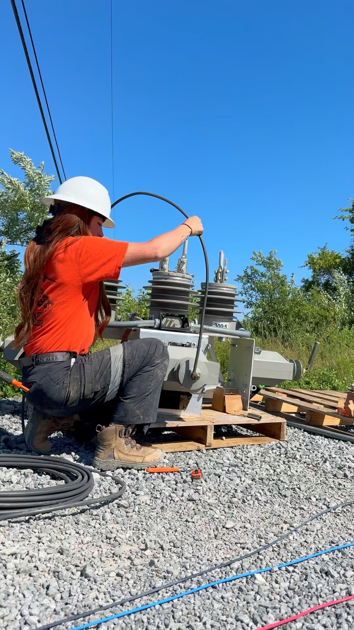 Instagram post by @lextheelectrician for Red Wing Shoes. Caption reads: The grind that builds purpose. Work changes. The....