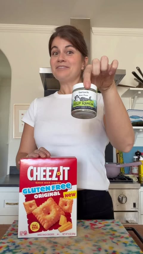 Instagram post by @saratane for Cheez-It. Caption reads: I am probably a little biased, but @cheezit....