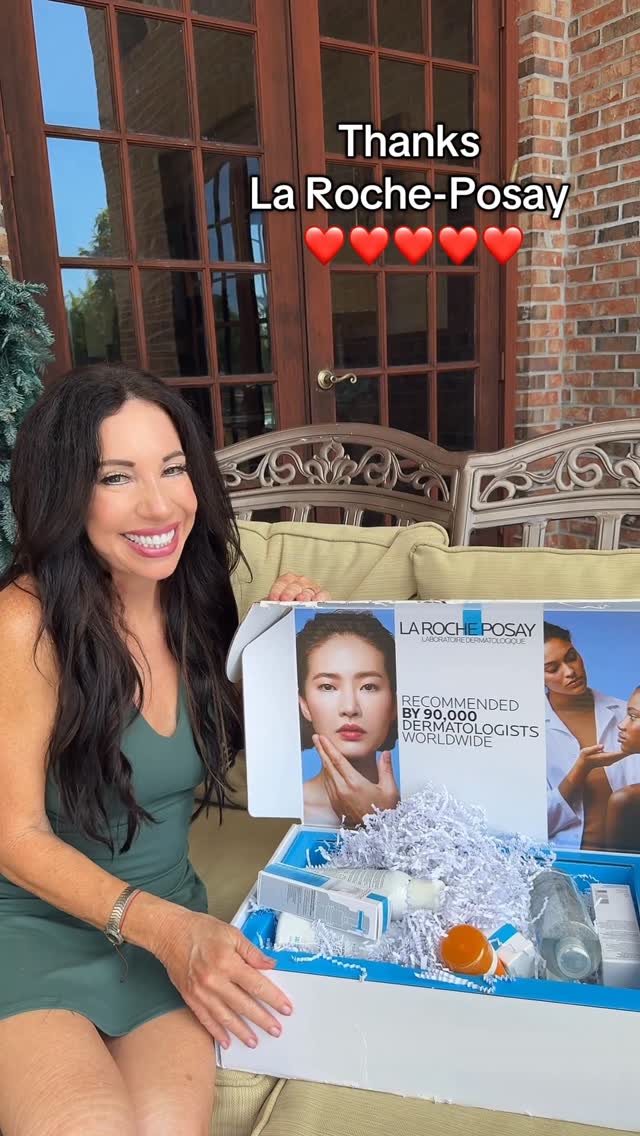 Instagram post by @dawn.hubsher for LaRochePosayUS. Caption reads: Thank you @larocheposayusa for this amazing....