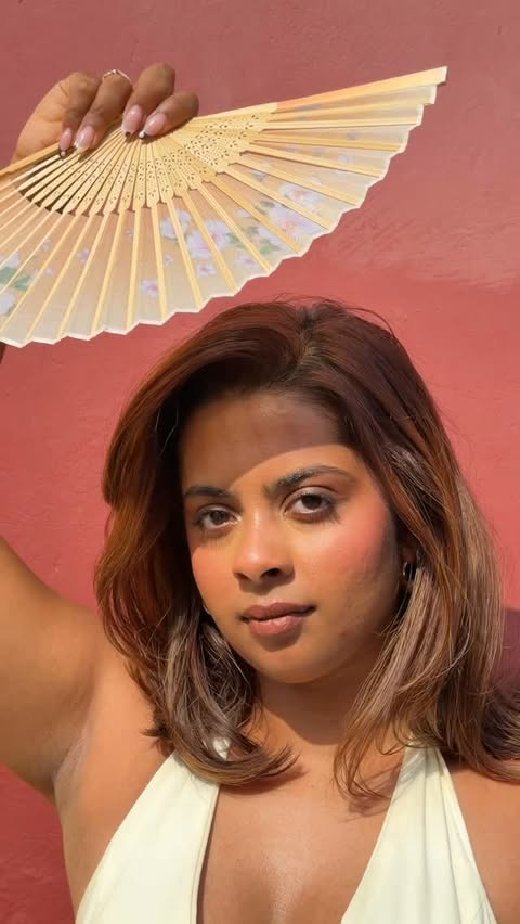 Instagram post by @raashiballal for Lovechild. Caption reads: [...] the Bare Browns Matte lipstick by....