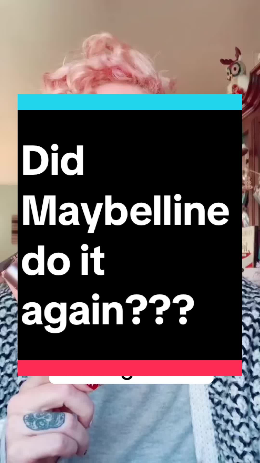 TikTok post by @kspader79 for Maybelline. Caption reads: Did Maybelline do it again??? #maybellinemascara....