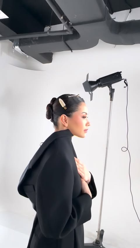 Instagram post by @louisedaniellaa for GIVENCHY. Caption reads: [...] x @bazaarindonesia ✨ Wardrobe: @givenchy....