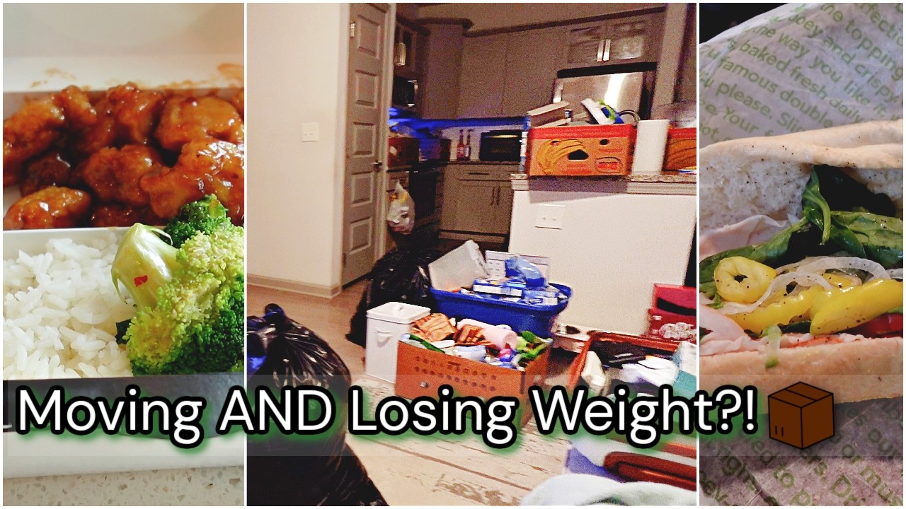 YouTube post by @TakingWeightOff for BUILT Bar. Caption reads: What I Ate While My Life Was in Boxes 📦.