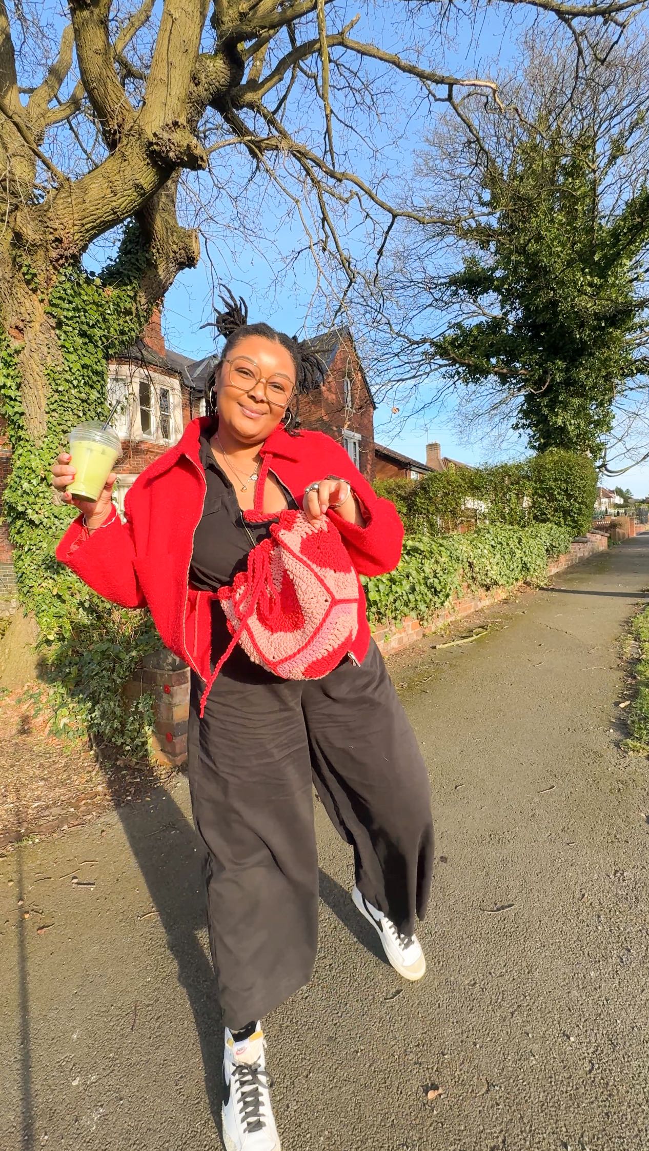 Instagram post by @crochet_junction for Bobbiny. Caption reads: One season down, three to go! ❄️🌸☀️🍂 This....