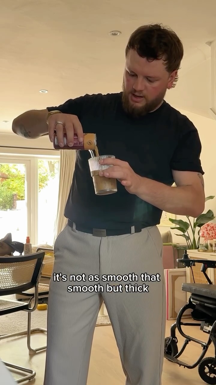 Instagram post by @thetourettesbarber for Costa Coffee. Caption reads: Come and spend a day with me trying to keep myself....