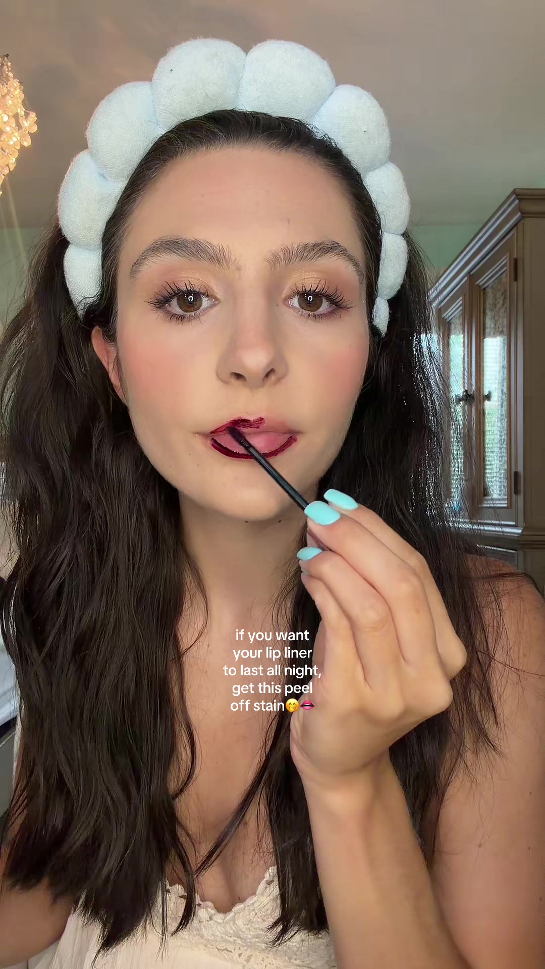 TikTok post by an influencer for Maybelline. Caption reads: @Maybelline NY did their thing!! [...].