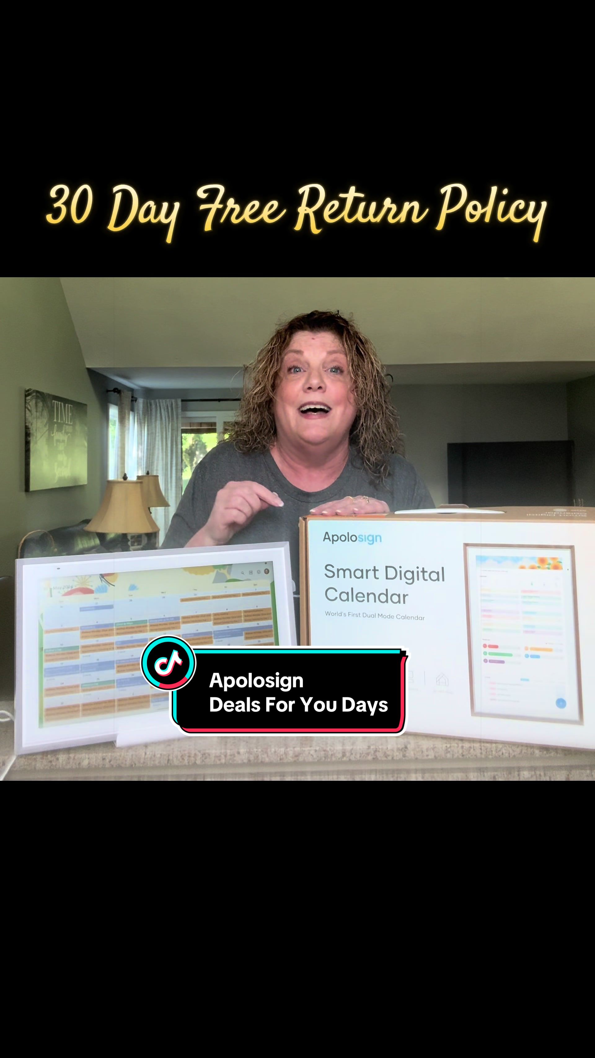 TikTok post by @bjmorris23 for Apolosign. Caption reads: [...] details, and today’s promotion. #apolosign....