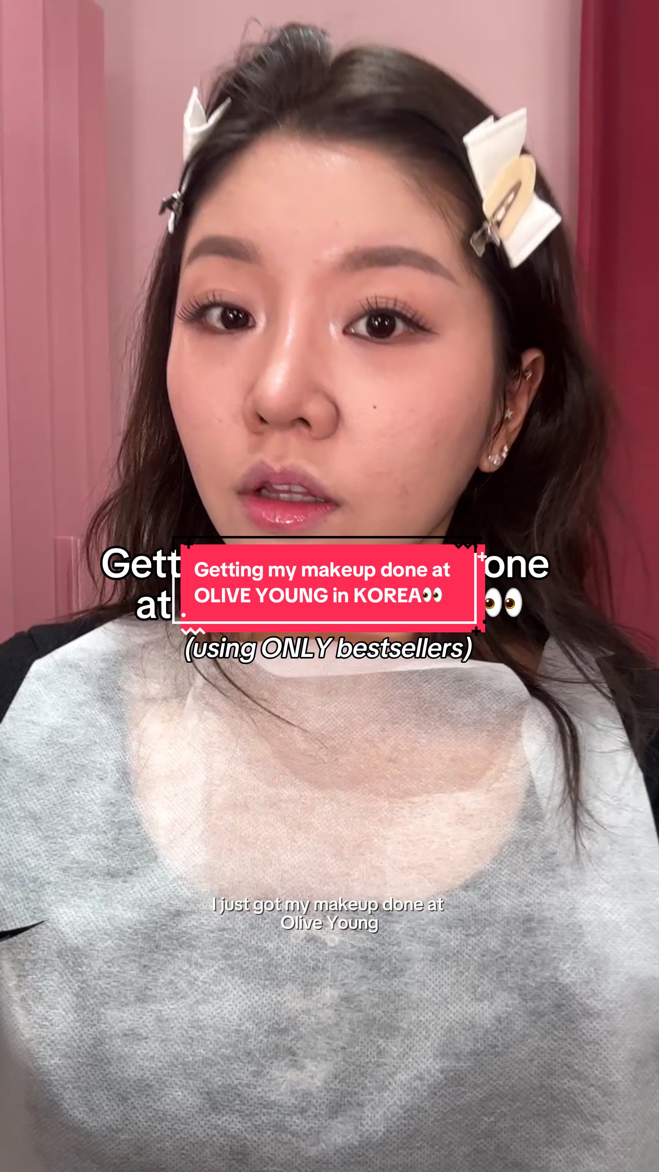 TikTok post by @sarahkchey for Torriden. Caption reads: Did u know u can get ur makeup done at....