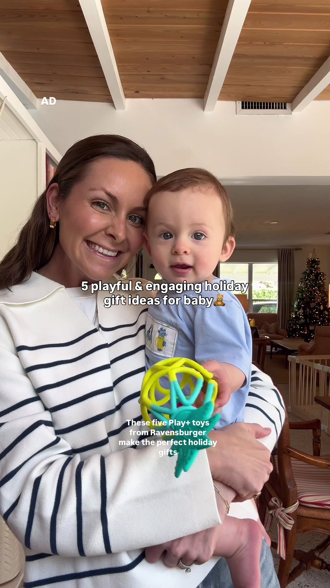 TikTok post by @goodness_with_g for Ravensburger. Caption reads: [...] for a little one this season?! @Ravensburger....