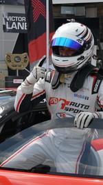 Instagram post by @porschemotorsportnorthamerica for Sparco. Caption reads: [...] That’s why #Porsche #CarreraCupNA has....