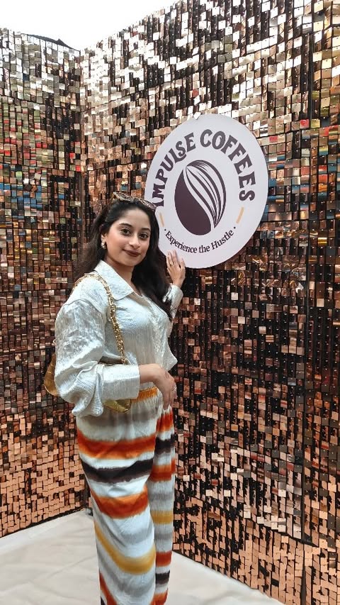 Instagram post by @_anam221197 for Plum Goodness. Caption reads: Coffee, but make it an experience ☕✨
Spent the....