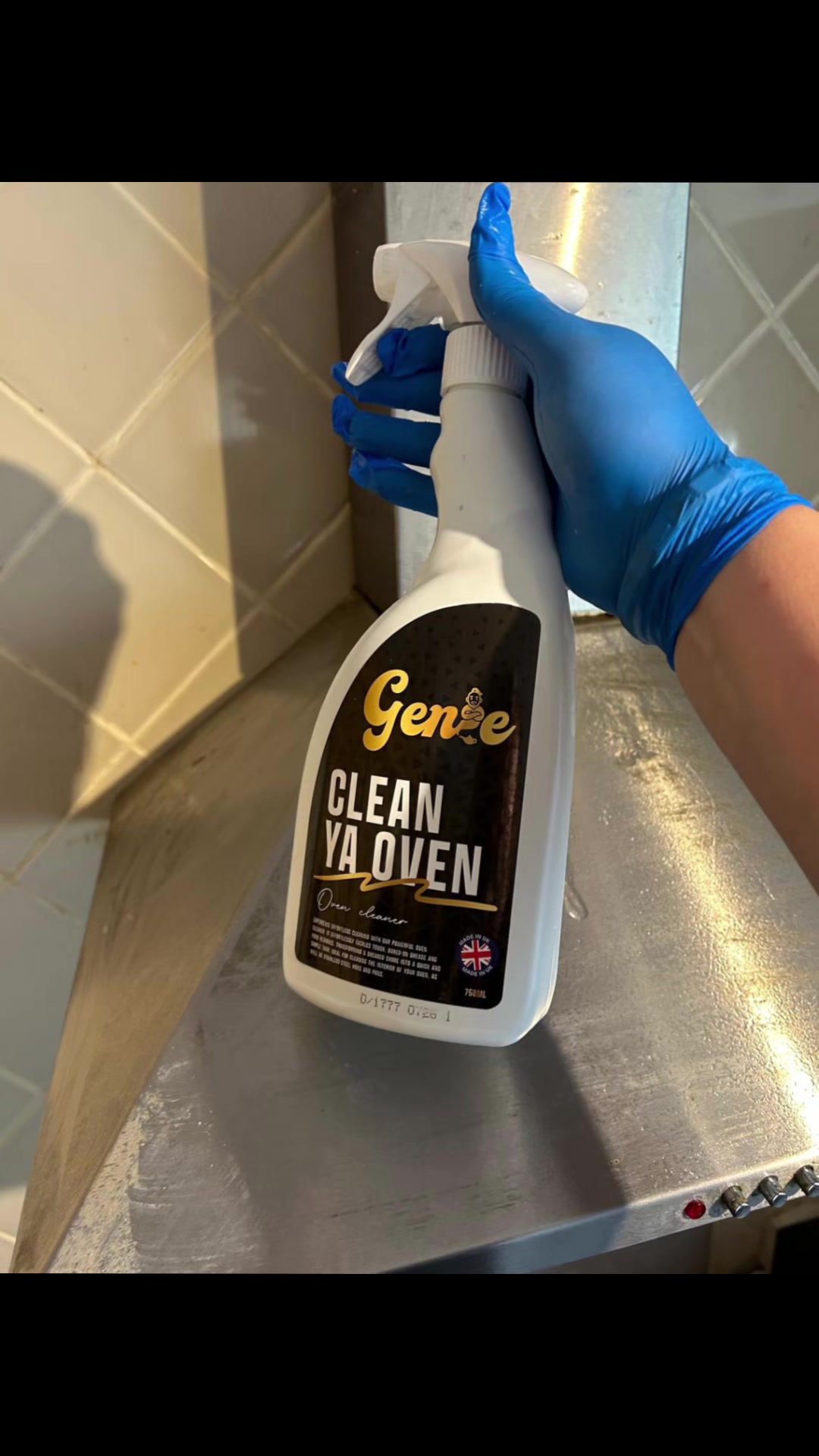 TikTok post by @kirsty_dana for Genie Clean. Caption reads: [...] and quicker! And time is money 😉 @Genie....