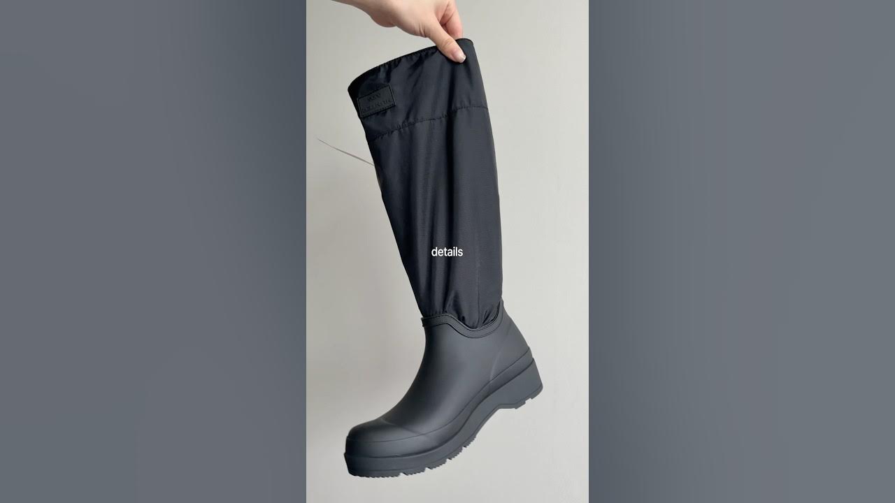 YouTube post by @kxxyounghxx for Hunter Boots. Caption reads: @hunterboots x @ojos.official #제품제공 해당 컨텐츠는 유가 비용....