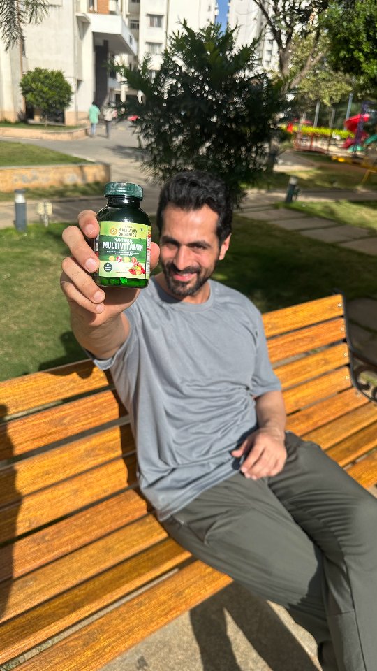 Instagram post by @avinash_makhija for Himalayan Organics. Caption reads: Fuel your body, naturally 🌿💪 VLADO’s Himalayan....