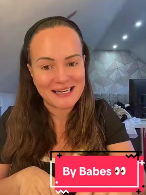 TikTok post by @sparklingjulesofficial for By Boss Babes. Caption reads: #bybabes #lashserum #lashes #longlashes....